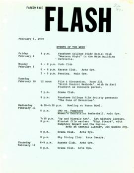 Fanshawe FLASH - February 6, 1970