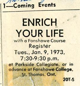 Enrich your life with a Fanshawe Course