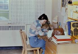 Student Studying - Nursing Residence2 - c. 1970