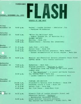 Fanshawe FLASH - November 14, 1969