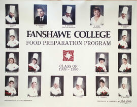 Food Preparation Program - Class of 1989-1990