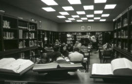 B Building Library interior 4