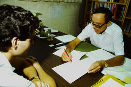 MLC - Prof. Zimmer with Student - 1983