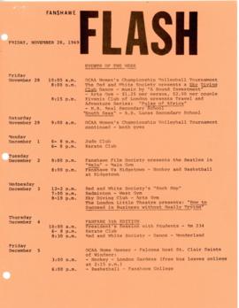 Fanshawe FLASH - November 28, 1969