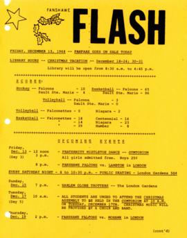 Fanshawe Flash - December 13, 1968