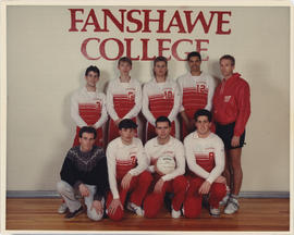 Intercollegiate Men's Volleyball Team Photograh 8