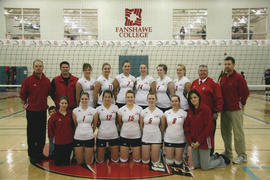 Intercollegiate Women's Volleyball Team Photograph 16