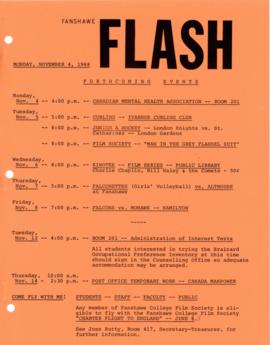 Fanshawe FLASH - November 4, 1968