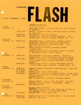 Fanshawe FLASH - December 5, 1969