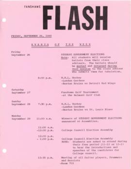 Fanshawe FLASH - September 26, 1969