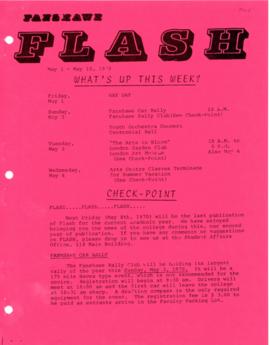 Fanshawe FLASH - May 1-10, 1970