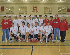 Intercollegiate Men's Volleyball Team Photograh 14