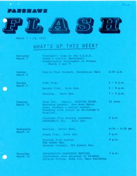 Fanshawe FLASH - March 7-13, 1970