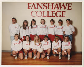 Intercollegiate Women's Volleyball Team Photograph 11