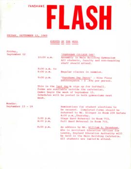 Fanshawe FLASH - September 12, 1969