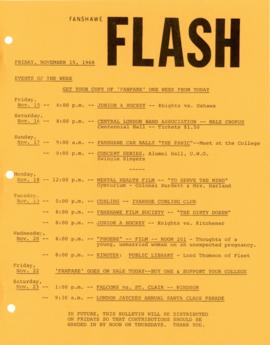 Fanshawe FLASH - November 15, 1968