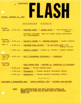 Fanshawe FLASH - January 10, 1969