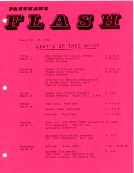 Fanshawe FLASH - March 13-20, 1970