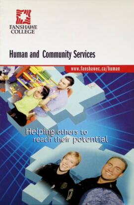 Human and Community Services Programs Brochure