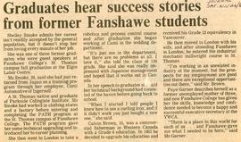 Graduates hear success stories from former Fanshawe students