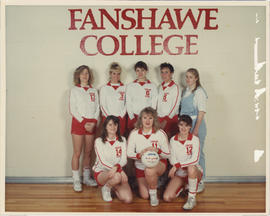 Intercollegiate Women's Volleyball Team Photograph 9