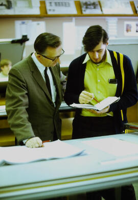 Fine Art -Instructor and Student- c. 1970