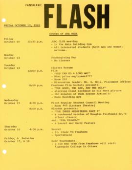 Fanshawe FLASH - October 10, 1969