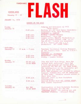 Fanshawe FLASH - January 16, 1970