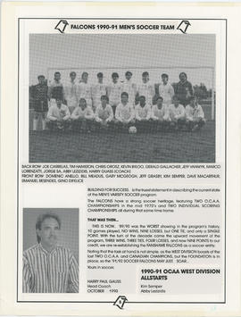 Intercollegiate Men's Soccer Team Photograph 13